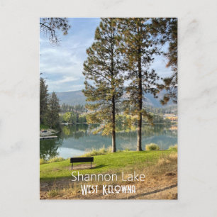 Postkarte von Shannon Lake in West Kelowna, Kanada