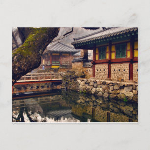 Postkarte von Songgwangsa, Südkorea