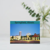 Postkarte von Springfield, Illinois (Stehend Vorderseite)