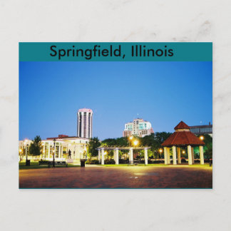 Postkarte von Springfield, Illinois