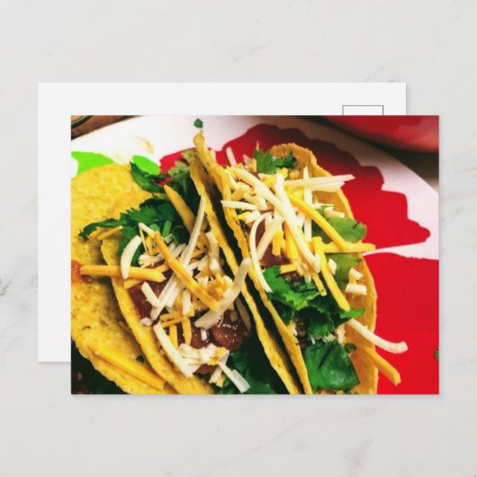 Postkarte von Tacos (Vorne/Hinten)