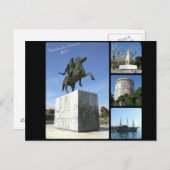 Postkarte von Thessaloniki 2014 (Vorne/Hinten)
