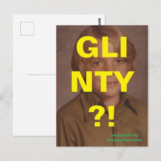 Postkarte von Thunderbuttocks (Vorne/Hinten)