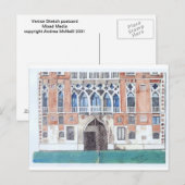 Postkarte von Venedig (Vorne/Hinten)