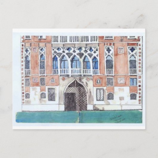Postkarte von Venedig (Vorderseite)