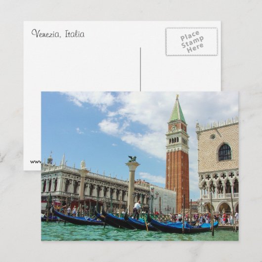 Postkarte von Venedig (Vorne/Hinten)