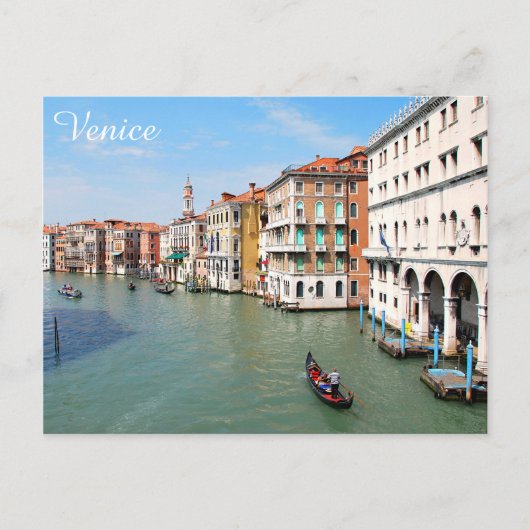 Postkarte von Venedig (Vorderseite)