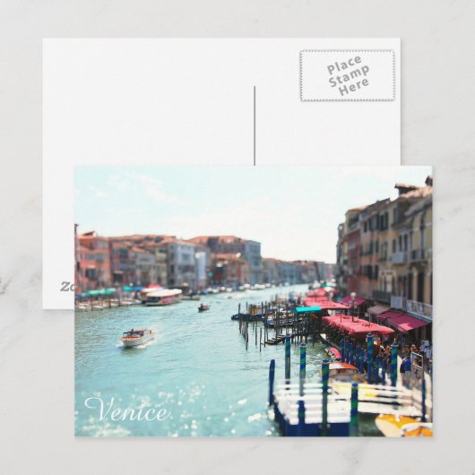 Postkarte von Venedig (Vorne/Hinten)