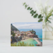 Postkarte von Vernazza, Cinque Terre, Italien (Stehend Vorderseite)