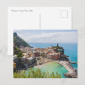 Postkarte von Vernazza, Cinque Terre, Italien (Vorne/Hinten)