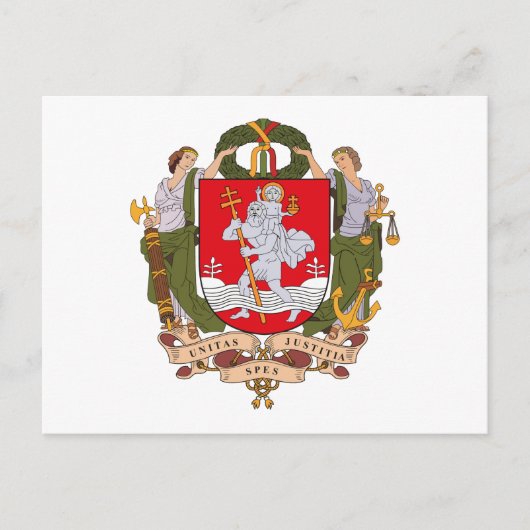 Postkarte von Vilnius (Vorderseite)