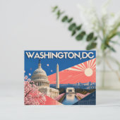 Postkarte von Washington DC (Stehend Vorderseite)