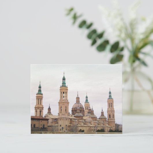 Postkarte von Zaragoza (Stehend Vorderseite)