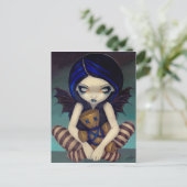 Postkarte "Voodoo in Blau" (Stehend Vorderseite)
