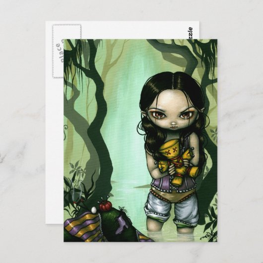 Postkarte "Voodoo in der Bayou" (Vorne/Hinten)