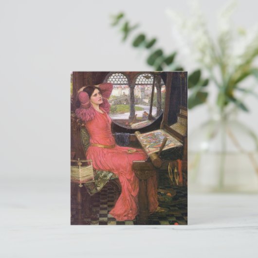 Postkarte vor Raphaelite von John William Waterhou (Stehend Vorderseite)