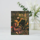 Postkarte vor Raphaelite von John William Waterhou (Stehend Vorderseite)