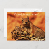 Postkarte vorbereitet (Vorne/Hinten)