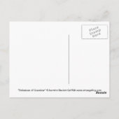 Postkarte "Wahnvorstellungen" (Rückseite)