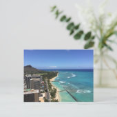 Postkarte Waikiki von Hawaii (Stehend Vorderseite)