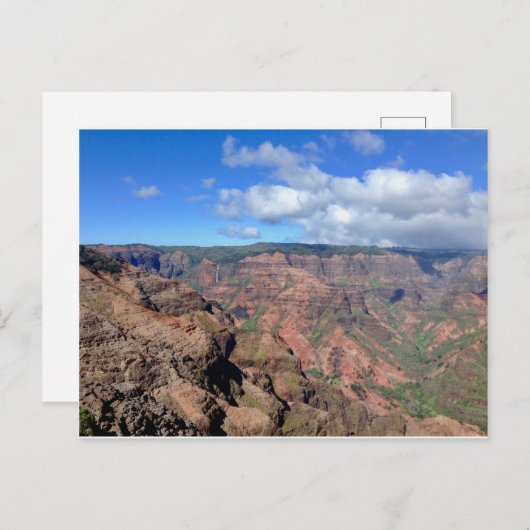 Postkarte Waimea Tal der Insel Kauai (Vorne/Hinten)