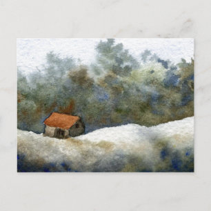 Postkarte "Waldlandschuh" für Landstraßen
