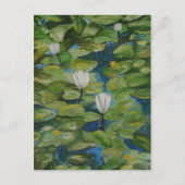 Postkarte - Wasser-Lilien an Hopeland Gärten (Vorderseite)