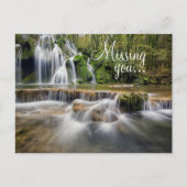 Postkarte/Wasserfall Postkarte (Vorderseite)