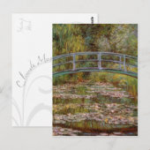 Postkarte Wasserlilie (Vorne/Hinten)
