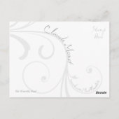 Postkarte Wasserlilie (Rückseite)