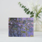 Postkarte - Wasserlilien (Stehend Vorderseite)