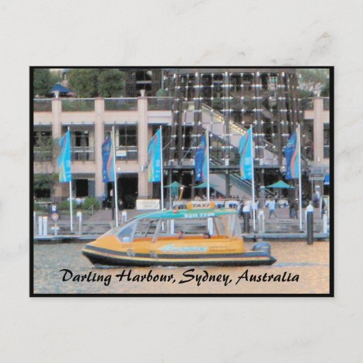 Postkarte Watertaxi (Vorderseite)