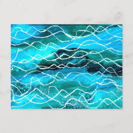 Postkarte "Waves" (Vorderseite)