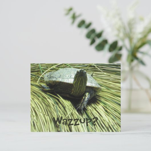 Postkarte Wazzup (Stehend Vorderseite)