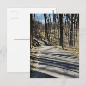 Postkarte Weg und Wanderbrücke (Vorne/Hinten)