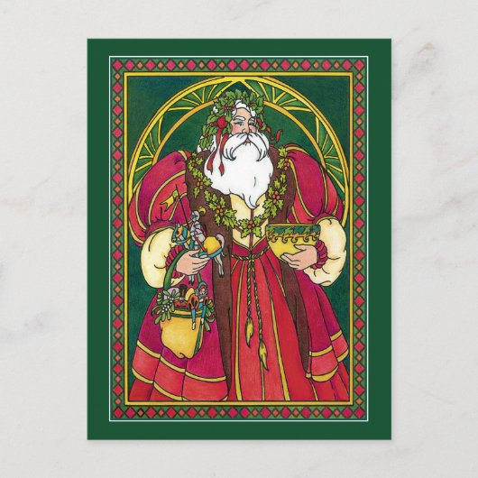 Postkarte: Weihnachten - Weihnachten - Feier (Vorderseite)