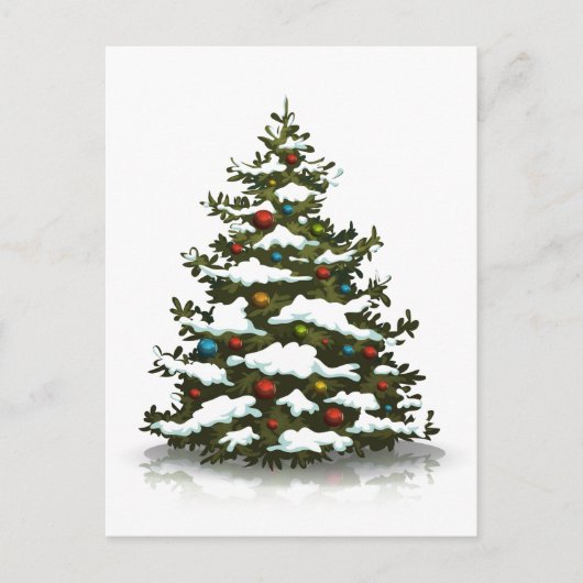 POSTKARTE : WEIHNACHTSBAUM (Vorderseite)