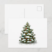 POSTKARTE : WEIHNACHTSBAUM (Vorne/Hinten)