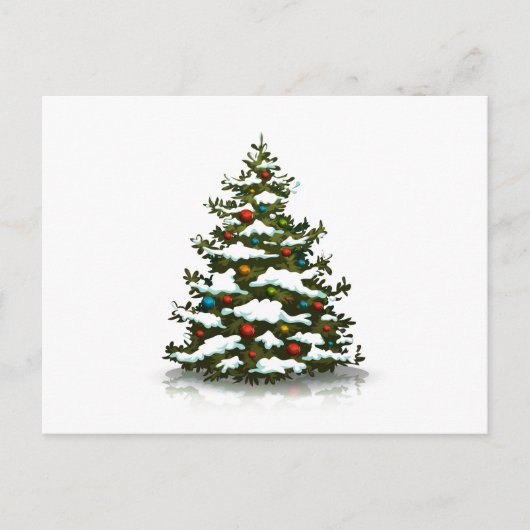 POSTKARTE : WEIHNACHTSBAUM (Vorderseite)