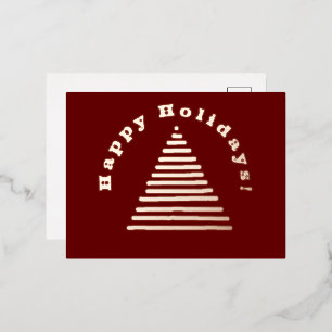 Postkarte - Weihnachtsbaum-Grüße