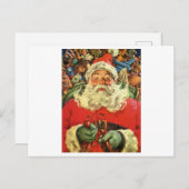 POSTKARTE : WEINCHRISTMAS : Weihnachtsmann (Vorne/Hinten)