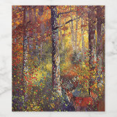 Postkarte Weinetikett (Einzelnes Label)