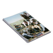 Postkarte, welche die Cowboys spielen Notizblock (Rechte Seite)