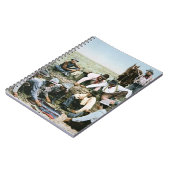 Postkarte, welche die Cowboys spielen Notizblock (Linke Seite)