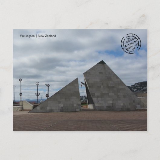 Postkarte Wellington (Neuseeland) (Vorderseite)