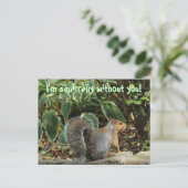 Postkarte, wenn jemand Vermisst ist Postkarte (Stehend Vorderseite)