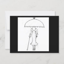 Postkarte - Wer tragen Sie? Mit Umschlag