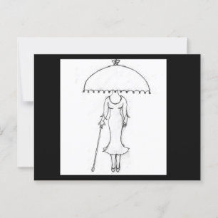 Postkarte - Wer tragen Sie? Mit Umschlag