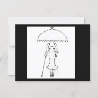 Postkarte - Wer tragen Sie? Mit Umschlag