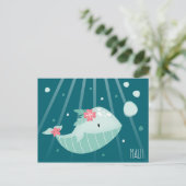 Postkarte "Whale Maui" (Stehend Vorderseite)